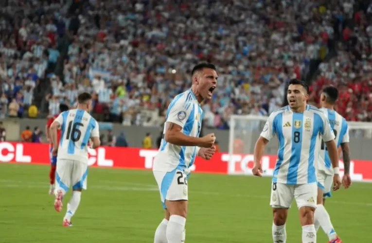 En un partido chivo, Argentina le ganó 1-0 a Chile y se clasificó a cuartos de final de la Copa América